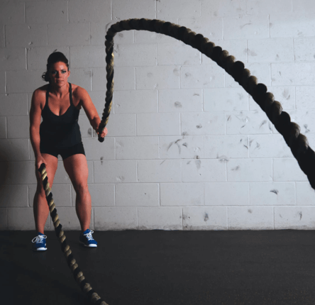 Battle rope edzés személyi edzővel